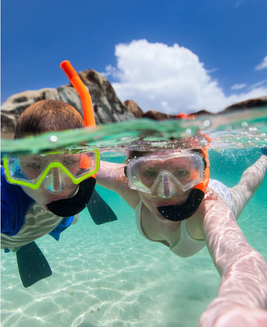 Kinderanimation, <br>Aquaparks und <br>flache Sandstrände.